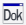 Ikona z napisem Dok